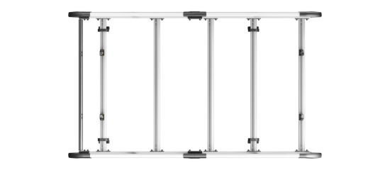 Picture of Van Guard ULTI Rack+ (Aluminium) - 5 Bar Roof Rack for Nissan NV250 2020-2021 | L1 | H1 | Twin Rear Doors | VGUR-223