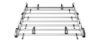 Picture of Van Guard ULTI Rack+ (Aluminium) - 6 Bar Roof Rack for Mercedes Vito 2015-Onwards | L1 | H1 | Twin Rear Doors | VGUR-227