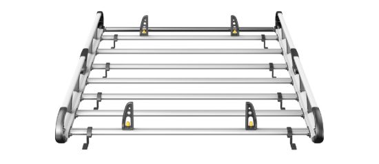 Picture of Van Guard ULTI Rack+ (Aluminium) - 6 Bar Roof Rack for Mercedes Vito 2015-Onwards | L1 | H1 | Twin Rear Doors | VGUR-227