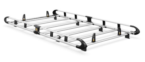 Van Guard ULTI Rack+ (Aluminium) - 6 Bar Roof Rack for Mercedes Vito 2015-Onwards | L1 | H1 | Tailgate