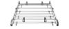 Picture of Van Guard ULTI Rack+ (Aluminium) - 6 Bar Roof Rack for Mercedes Vito 2015-Onwards | L2 | H1 | Twin Rear Doors | VGUR-229