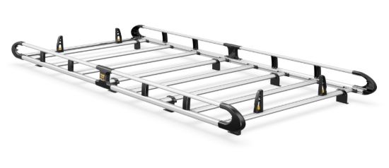 Van Guard ULTI Rack+ (Aluminium) - 7 Bar Roof Rack for Mercedes Vito 2015-Onwards | L3 | H1 | Tailgate