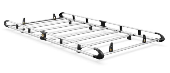 Van Guard ULTI Rack+ (Aluminium) - 7 Bar Roof Rack for Mercedes Sprinter 2018-Onwards | L1 | H1 | Twin Rear Doors