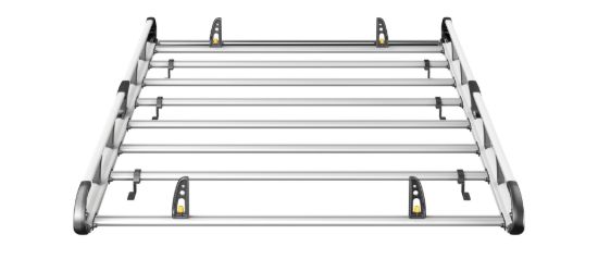 Picture of Van Guard ULTI Rack+ (Aluminium) - 7 Bar Roof Rack for Mercedes Sprinter 2018-Onwards | L1 | H1 | Twin Rear Doors | VGUR-236