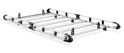 Van Guard ULTI Rack+ (Aluminium) - 6 Bar Roof Rack for Mercedes Sprinter 2018-Onwards | L1 | H2 | Twin Rear Doors