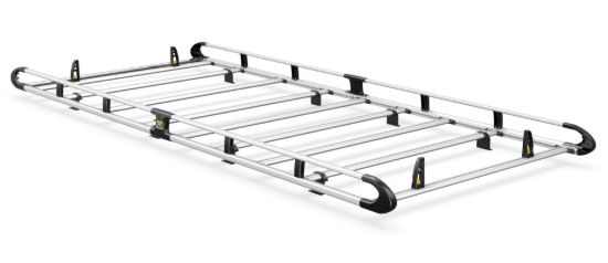 Van Guard ULTI Rack+ (Aluminium) - 8 Bar Roof Rack for Mercedes Sprinter 2018-Onwards | L2 | H1 | Twin Rear Doors