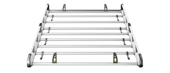 Picture of Van Guard ULTI Rack+ (Aluminium) - 8 Bar Roof Rack for Mercedes Sprinter 2018-Onwards | L2 | H1 | Twin Rear Doors | VGUR-238