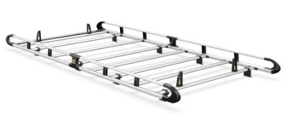 Van Guard ULTI Rack+ (Aluminium) - 7 Bar Roof Rack for Mercedes Sprinter 2018-Onwards | L2 | H2 | Twin Rear Doors