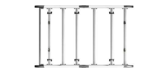 Picture of Van Guard ULTI Rack+ (Aluminium) - 6 Bar Roof Rack for Citroen Nemo 2008-2018 | L1 | H1 | Twin Rear Doors | VGUR-241