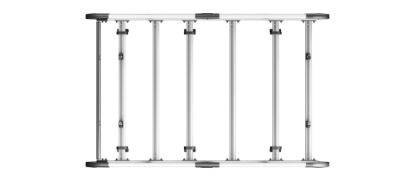 Picture of Van Guard ULTI Rack+ (Aluminium) - 6 Bar Roof Rack for Peugeot Bipper 2008-2018 | L1 | H1 | Twin Rear Doors | VGUR-241