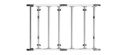 Picture of Van Guard ULTI Rack+ (Aluminium) - 6 Bar Roof Rack for Volkswagen Caddy 2010-2015 | L1 | H1 | Twin Rear Doors | VGUR-246