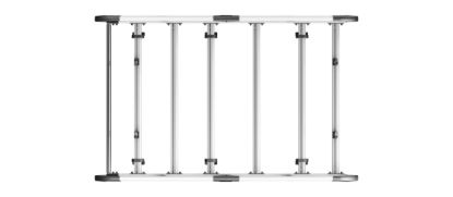 Picture of Van Guard ULTI Rack+ (Aluminium) - 6 Bar Roof Rack for Volkswagen Caddy 2015-2020 | L1 | H1 | Twin Rear Doors | VGUR-246