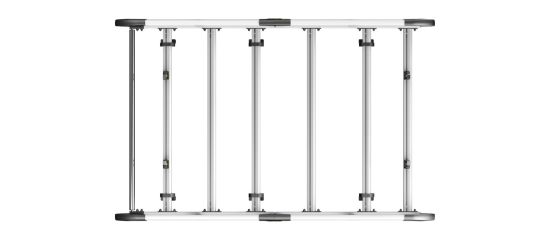 Picture of Van Guard ULTI Rack+ (Aluminium) - 6 Bar Roof Rack for Volkswagen Caddy 2015-2020 | L1 | H1 | Twin Rear Doors | VGUR-246