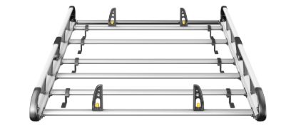 Picture of Van Guard ULTI Rack+ (Aluminium) - 5 Bar Roof Rack for Volkswagen Caddy 2010-2015 | L2 | H1 | Twin Rear Doors | VGUR-248