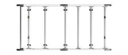 Picture of Van Guard ULTI Rack+ (Aluminium) - 5 Bar Roof Rack for Volkswagen Caddy 2015-2020 | L2 | H1 | Twin Rear Doors | VGUR-248