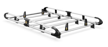 Van Guard ULTI Rack+ (Aluminium) - 4 Bar Roof Rack for Ford Transit Connect 2013-2024 | L1 | H1 | Twin Rear Doors