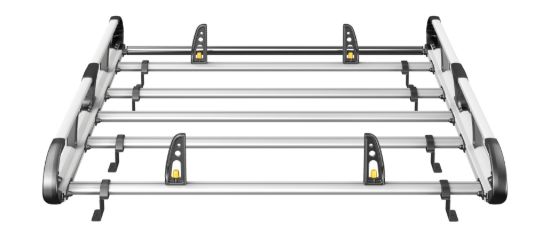 Picture of Van Guard ULTI Rack+ (Aluminium) - 4 Bar Roof Rack for Ford Transit Connect 2013-2024 | L1 | H1 | Twin Rear Doors | VGUR-254