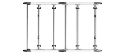 Picture of Van Guard ULTI Rack+ (Aluminium) - 4 Bar Roof Rack for Ford Transit Connect 2013-2024 | L1 | H1 | Twin Rear Doors | VGUR-254