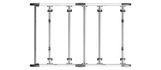 Picture of Van Guard ULTI Rack+ (Aluminium) - 4 Bar Roof Rack for Ford Transit Connect 2013-2024 | L1 | H1 | Twin Rear Doors | VGUR-254
