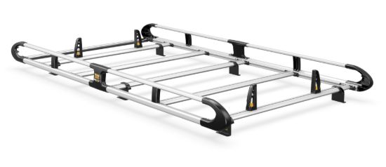 Van Guard ULTI Rack+ (Aluminium) - 5 Bar Roof Rack for Ford Transit Connect 2013-2024 | L2 | H1 | Twin Rear Doors