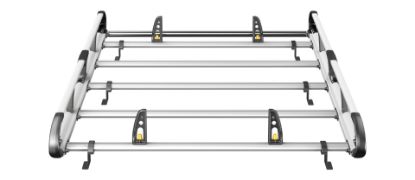 Picture of Van Guard ULTI Rack+ (Aluminium) - 5 Bar Roof Rack for Ford Transit Connect 2013-2024 | L2 | H1 | Twin Rear Doors | VGUR-255