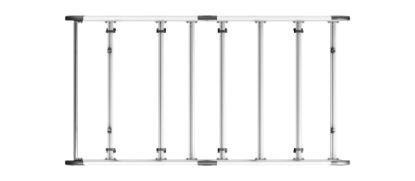 Picture of Van Guard ULTI Rack+ (Aluminium) - 6 Bar Roof Rack for Vauxhall Movano 2010-2021 | L1 | H1 | Twin Rear Doors | VGUR-270