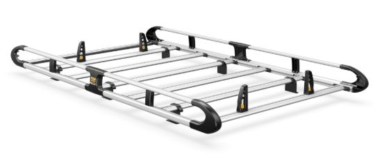 Van Guard ULTI Rack+ (Aluminium) - 6 Bar Roof Rack for Ford Transit Connect 2024-Onwards | L1 | H1 | Twin Rear Doors