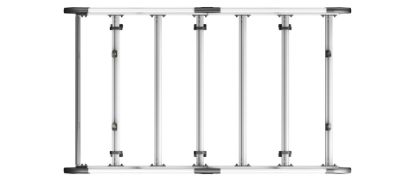 Picture of Van Guard ULTI Rack+ (Aluminium) - 6 Bar Roof Rack for Ford Transit Connect 2024-Onwards | L1 | H1 | Twin Rear Doors | VGUR-287