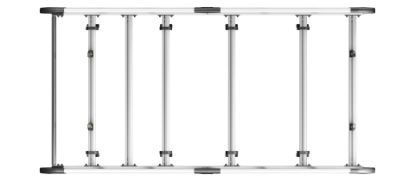Picture of Van Guard ULTI Rack+ (Aluminium) - 5 Bar Roof Rack for Ford Transit Connect 2024-Onwards | L2 | H1 | Twin Rear Doors | VGUR-289