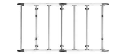 Picture of Van Guard ULTI Rack+ (Aluminium) - 6 Bar Roof Rack for Ford Transit Custom 2023-Onwards | L1 | H1 | Twin Rear Doors | VGUR-292