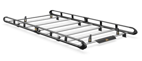 Picture of Van Guard ULTI Rack+ Black (Aluminium) - 7 Bar Roof Rack for Fiat Talento 2016-2021 | L2 | H1 | Twin Rear Doors | VGUR-263-BLACK