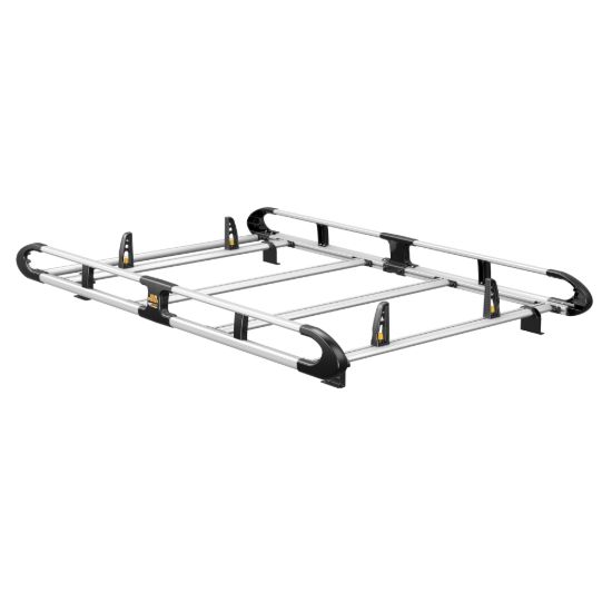 Van Guard ULTI Rack+ (Aluminium) - 4 Bar Roof Rack for Ford Transit Courier 2024-Onwards | L1 | H1 | Twin Rear Doors
