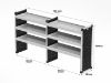 Picture of Van Guard Bronze Trade Van Racking Package - Offside for Nissan Primastar 2022-Onwards | L1 | H1 | TVR-B-008-OS