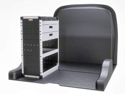 Picture of Van Guard Gold Trade Van Racking Package - Nearside for Nissan Townstar 2022-Onwards | L1 | H1 | TVR-G-001-NS