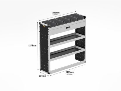 Picture of Van Guard Gold Trade Van Racking Package - Nearside for Vauxhall Movano 2022-Onwards | L2 | H1 | TVR-G-005-NS