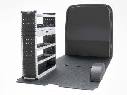 Van Guard Gold Trade Van Racking Package - Nearside for Vauxhall Movano 2022-Onwards | L3 | H2, H3