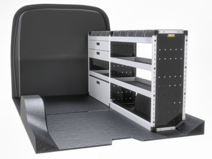 Van Guard Gold Trade Van Racking Package - Offside for Fiat Scudo 2022-Onwards | L2 | H1