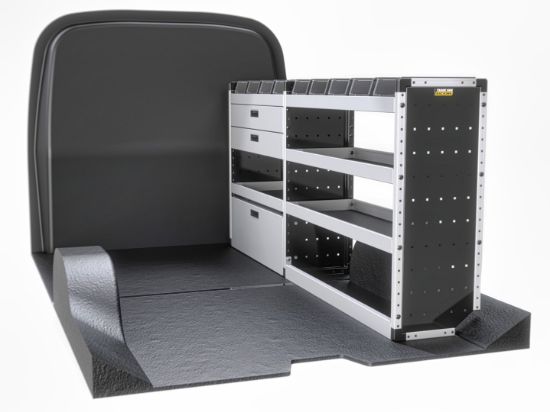 Picture of Van Guard Gold Trade Van Racking Package - Offside for Fiat Scudo 2022-Onwards | L2 | H1 | TVR-G-019-OS