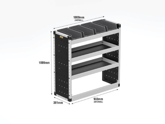 Picture of Van Guard Silver Trade Van Racking Package - Complete Kit for Fiat Doblo 2022-Onwards | L2 | H1 | TVR-S-002
