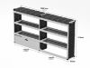 Picture of Van Guard Silver Trade Van Racking Package - Offside for MAN TGE 2017-Onwards | L3 | H2 | TVR-S-005-OS