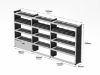 Picture of Van Guard Silver Trade Van Racking Package - Offside for Citroen Relay 2006-Onwards | L3 | H2, H3 | TVR-S-007-OS