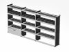 Picture of Van Guard Silver Trade Van Racking Package - Offside for MAN TGE 2017-Onwards | L4 | H3 | TVR-S-012-OS