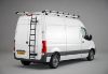 Picture of Rhino VanLadder Black - Black Rear Door Ladder with fiiting kit for Mercedes Sprinter 2018-Onwards | L1 | H2 | Twin Rear Doors | BL8-LK29