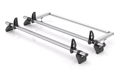 Picture of Rhino 2 KammBar Fleet Steel Roof Bars with Roller Bundle for Citroen Berlingo 2008-2018 | L2 | H1 | Twin Rear Doors | GA2FL#KR10