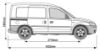 Picture of Van Guard ULTI Bar+ System (Aluminium) - 3 Roof Bars for Vauxhall Combo 2001-2012 | L1 | H1 | VG187-3