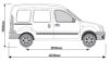 Picture of Van Guard ULTI Bar+ (Aluminium) - 2 Roof Bars for Nissan Kubistar 2003-2009 | L1 | H1 | VG131