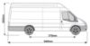 Picture of Rhino 3.1m SafeStow4 (Two Ladders) for Ford Transit 2000-2014 | L4 | H3 | Twin Rear Doors | RAS18-SK22