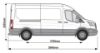 Picture of Rhino VanLadder - Silver Rear Door Ladder with fitting Kit for Maxus Deliver 9 2020-Onwards | L3 | H2 | Twin Rear Doors | AL7-LK42