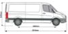 Picture of Rhino 3.1m SafeStow4 (Two Ladders) for Volkswagen Crafter 2006-2017 | L2 | H1 | Twin Rear Doors | RAS18-SK22