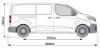 Picture of Rhino 3.1m SafeStow4 (One Ladder) for Fiat Scudo 2022-Onwards | L2 | H1 | Twin Rear Doors | RAS18-SK21